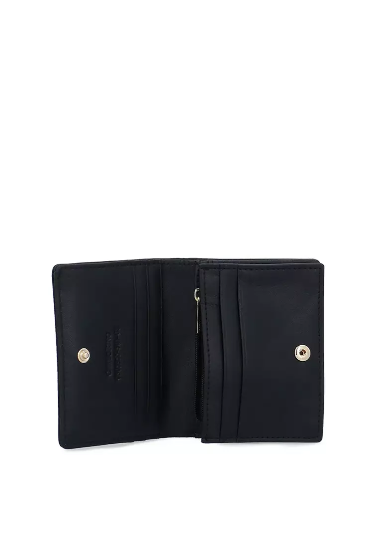 Cuddly Nylon Short Wallet - Black