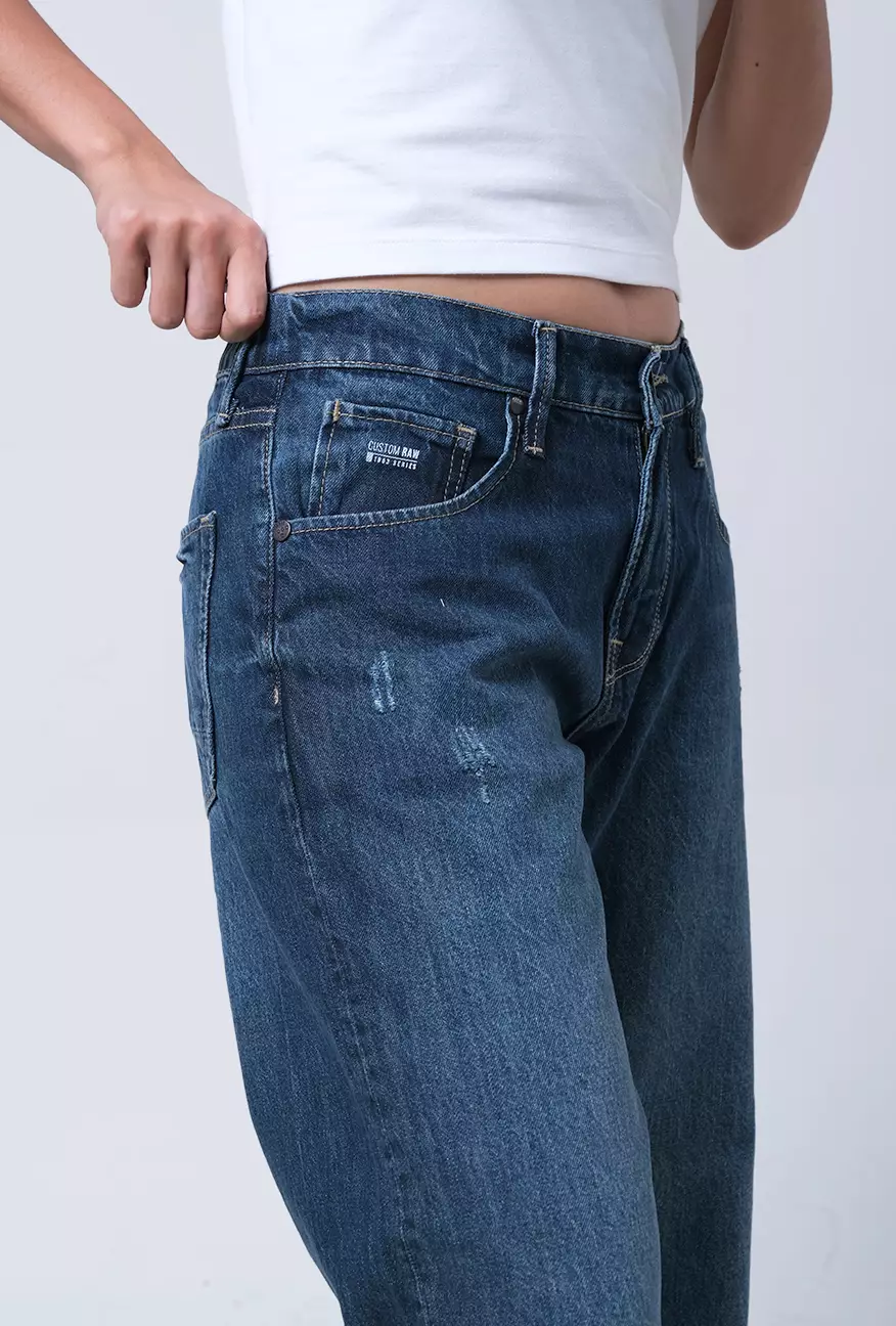 Celana Wanita Loose J8 Series Medium Blue