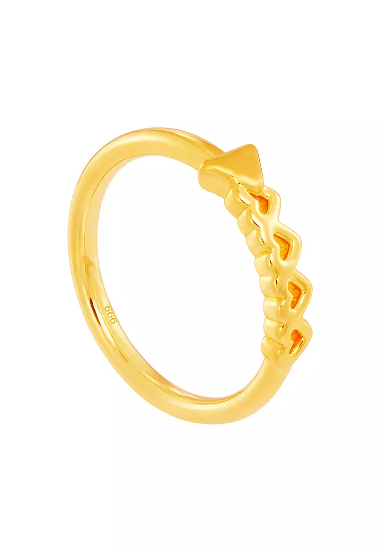 HABIB 999/24K Yellow Gold Ring 9GR00121024