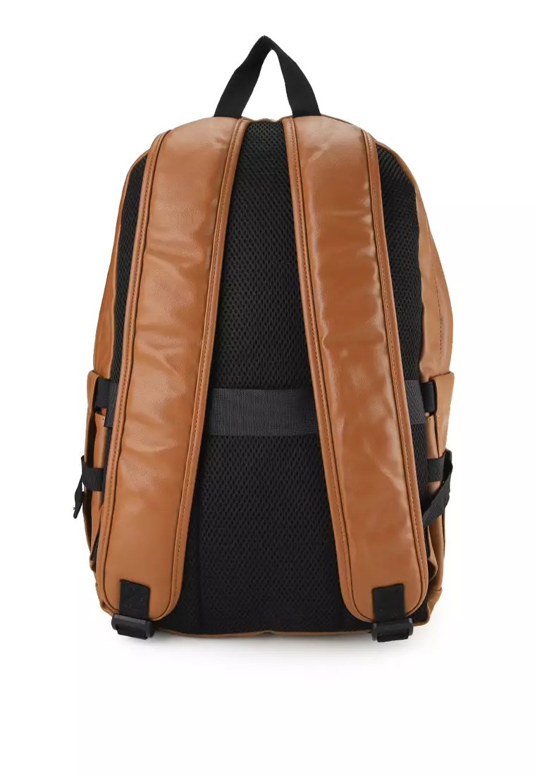 Distressed Leather Cityform Backpack
