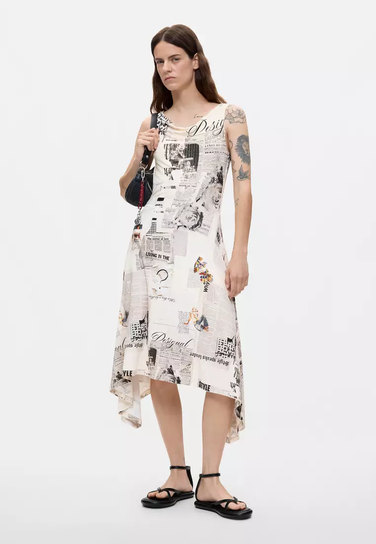 Printed Sleeveless Dress