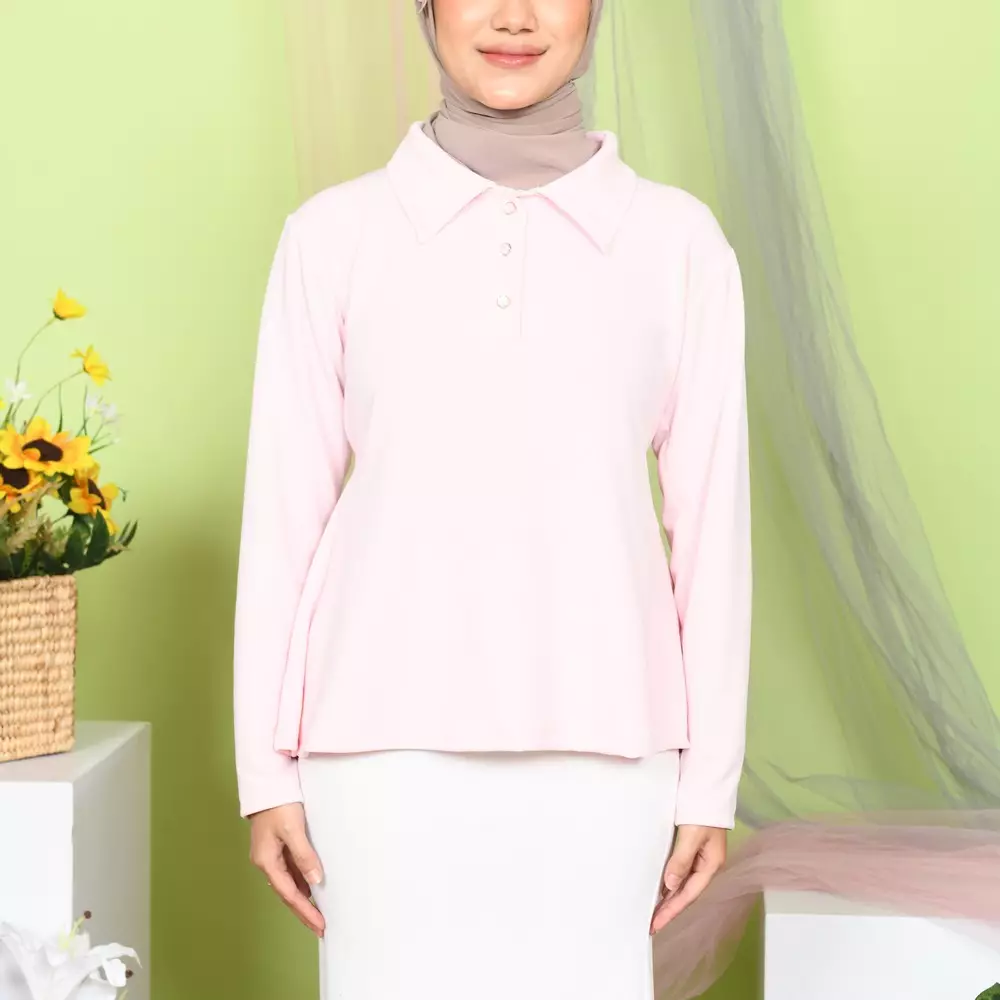 Rara Knit Top Slimfit - Soft Pink M19893 R62S4