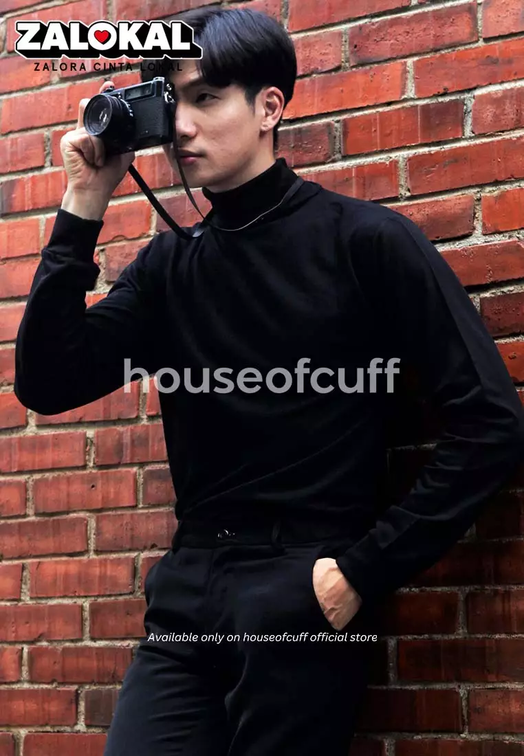 Kaos turtleneck new arrivals pria