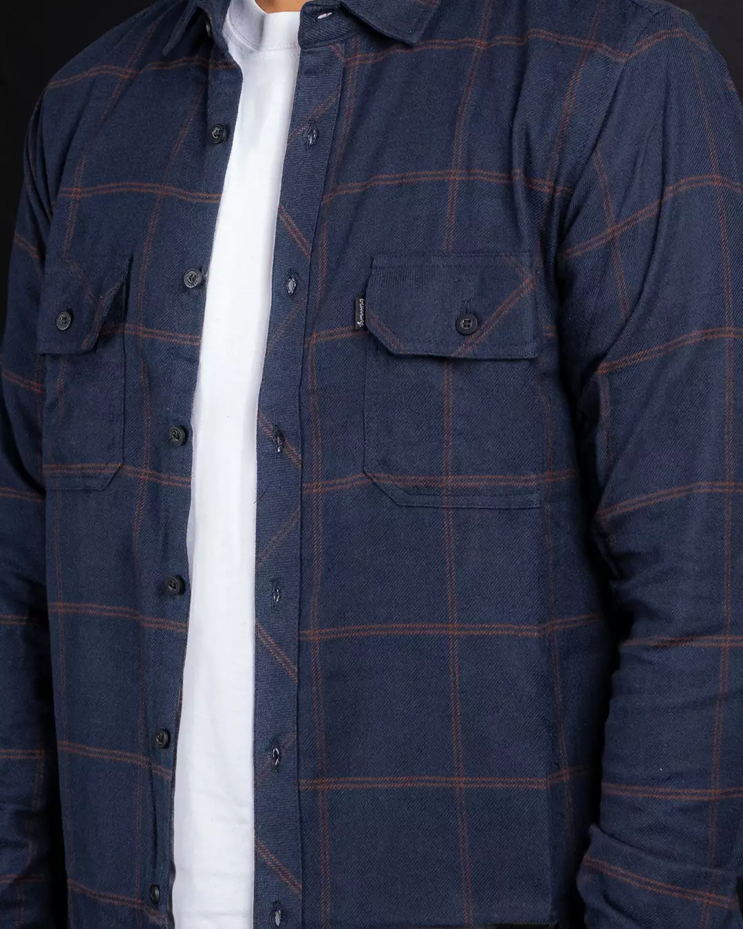 Kemeja Flanel Panjang Biturate Sant Unisex