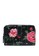 Cath Kidston black Tea Rose Midscale Folded Zip Wallet 69F1DAC742A673GS_1