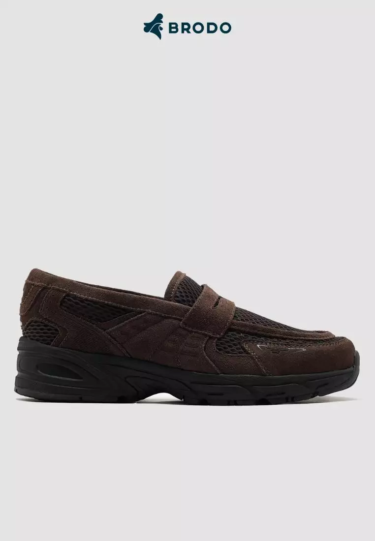 BRODO - Sneakers Ace Neptune Loafers Dark Brown BS