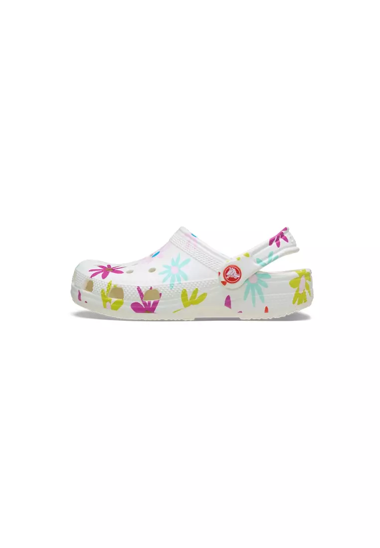 Toddler Classic Crafted Daisy Clog in Chalk