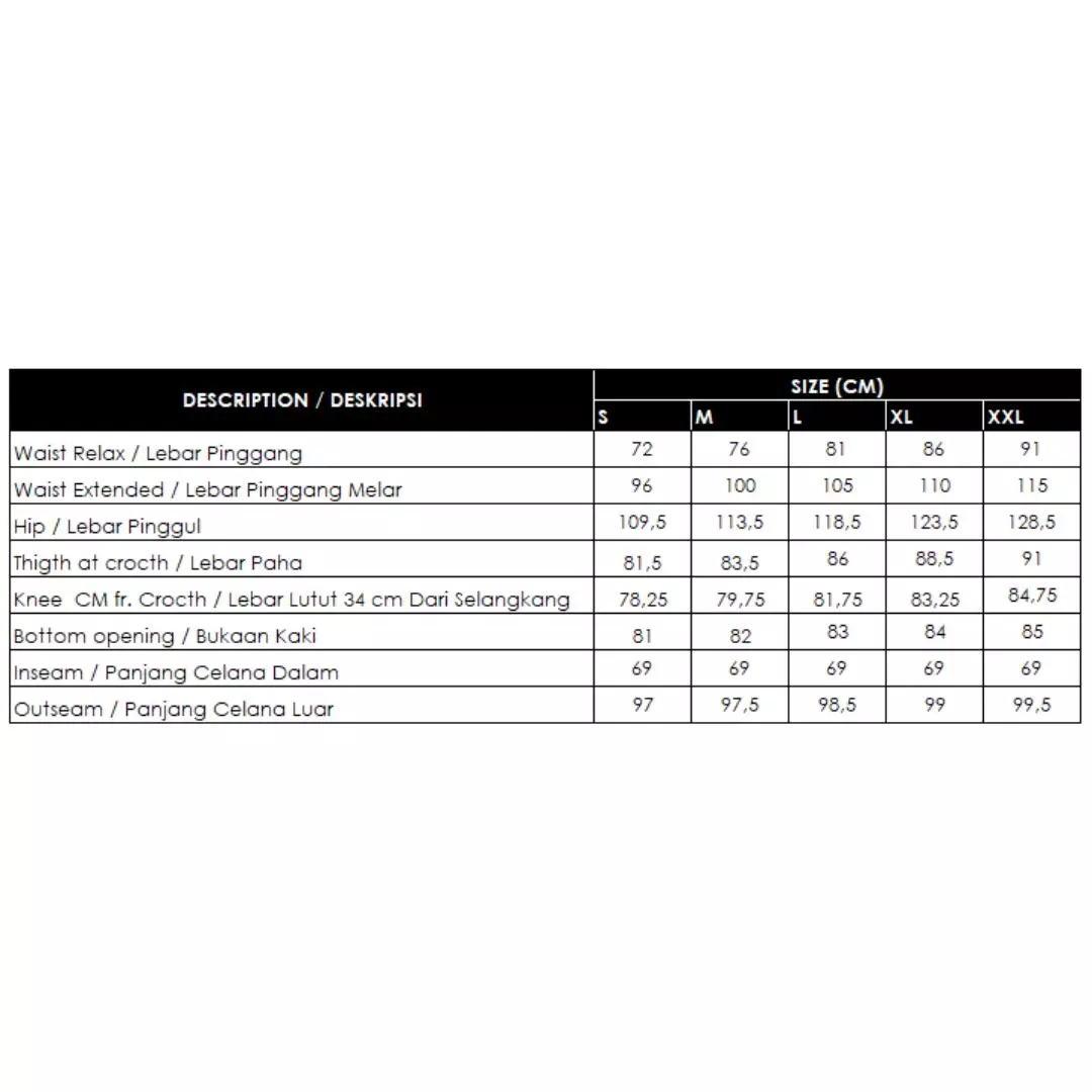 Minimal Anindita Pants Blue White Warna BLUE WHITE