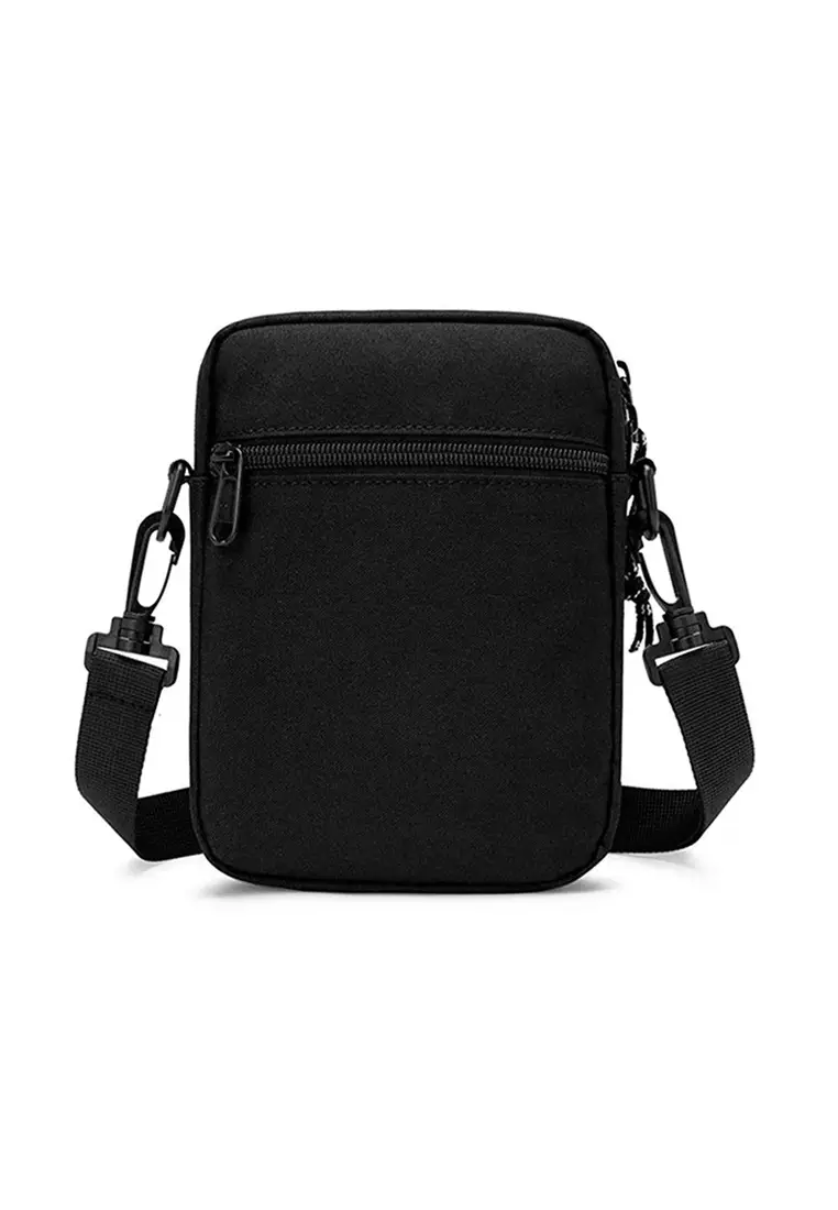 Tas Selempang Pria Sling Bag Mini Fashion Oxford Waterproof ES15 ORIGINAL - Black