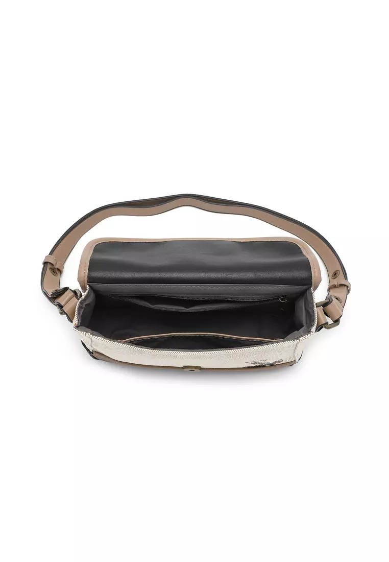 Women's Logo Sling Bag / Crossbody Bag (斜孭袋) - 黑色