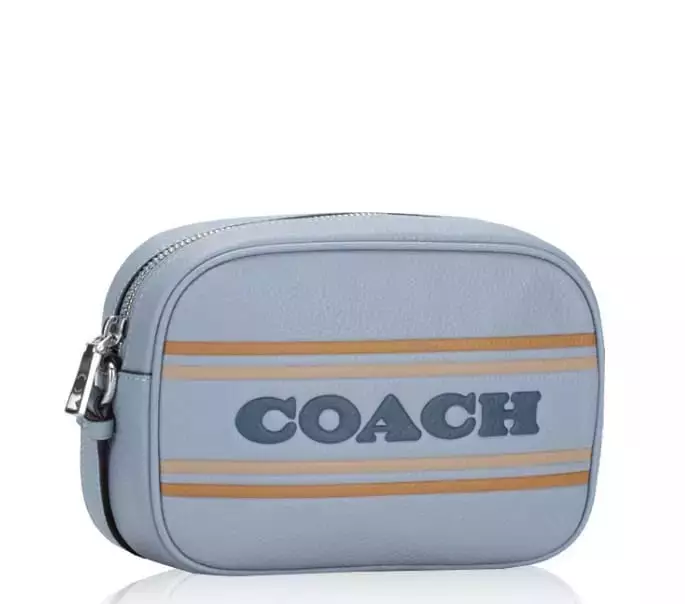 CH308 Jamie Stripe Mini Camera Bag Grey Mist Multi