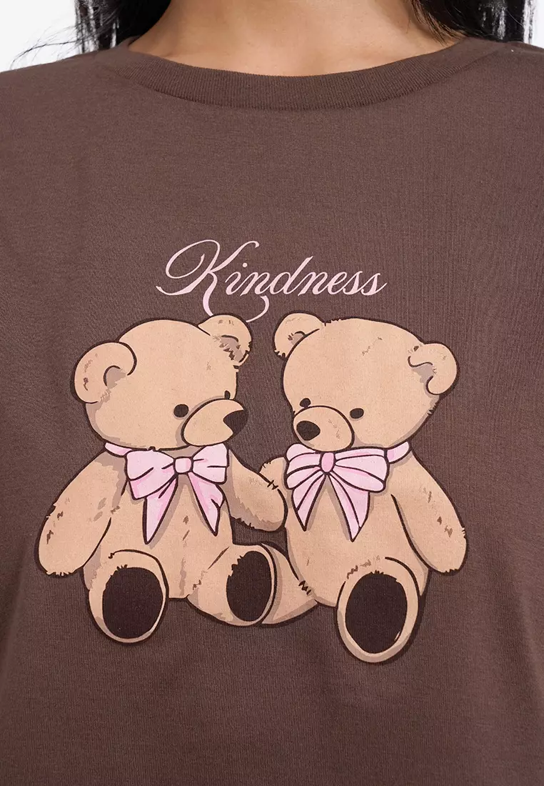 Short Sleeve Graphic Crop T-Shirt