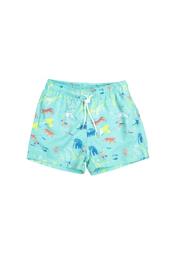 Knot blue Swim shorts for boy D0FE4KAD2A5EC3GS_1
