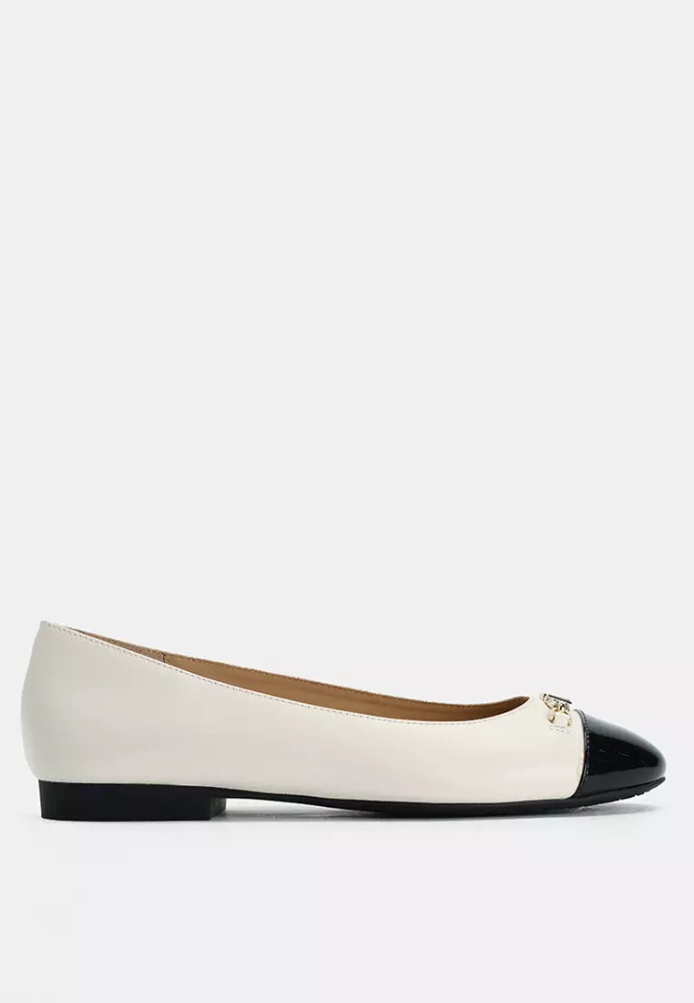 Rebecca Flex Leather Ballet Flats