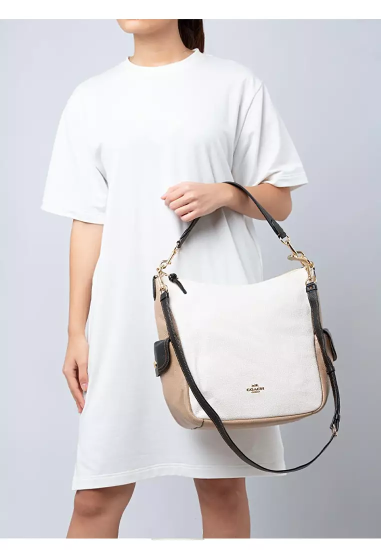 Buy Coach Coach Pennie Shoulder Bag In Colorblock White/Multi Online