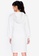 ZALORA BASICS white Hooded Bodycon Dress C2607AA9AA78EBGS_2