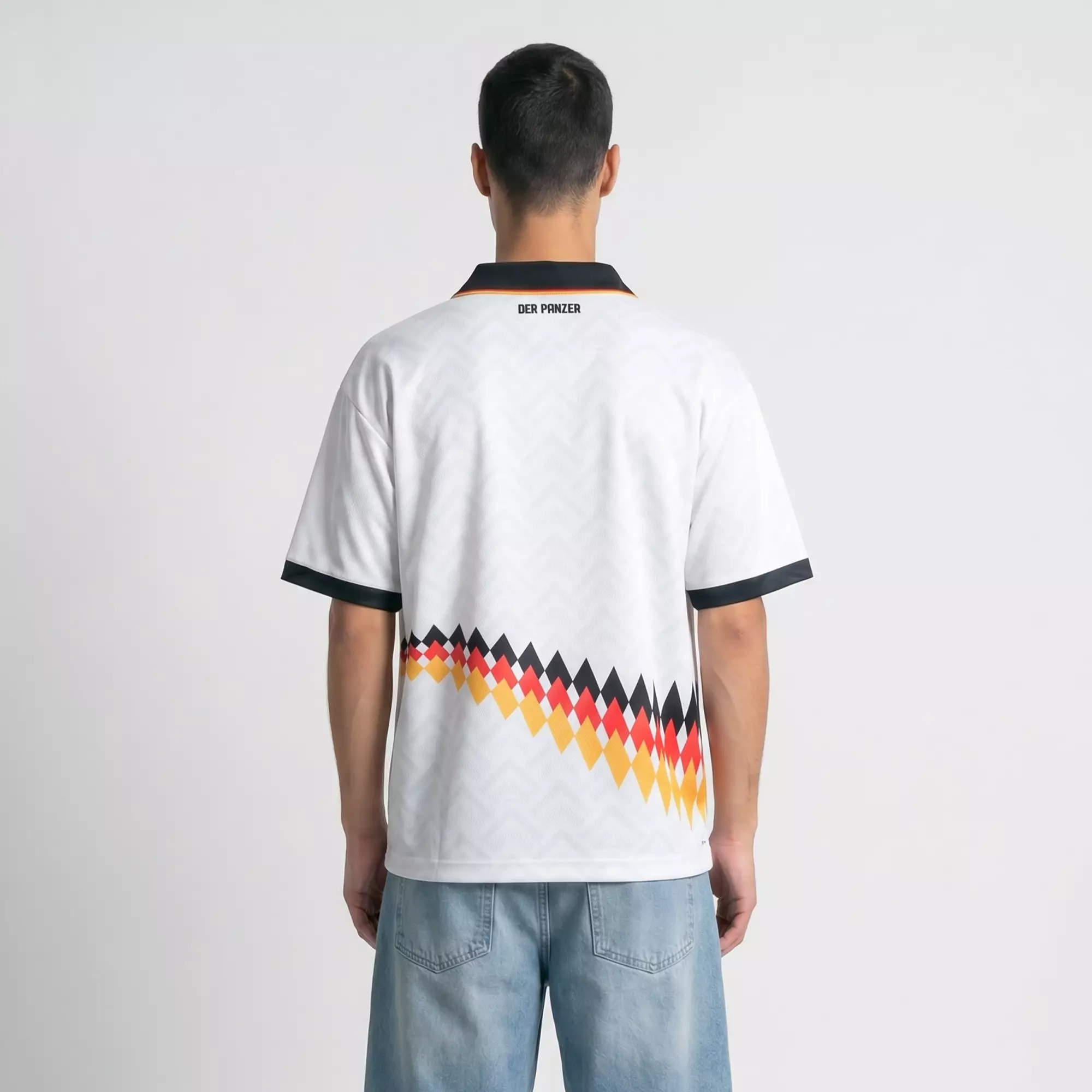 CELCIUS German Waving Flag Jersey LIN001927C Off White