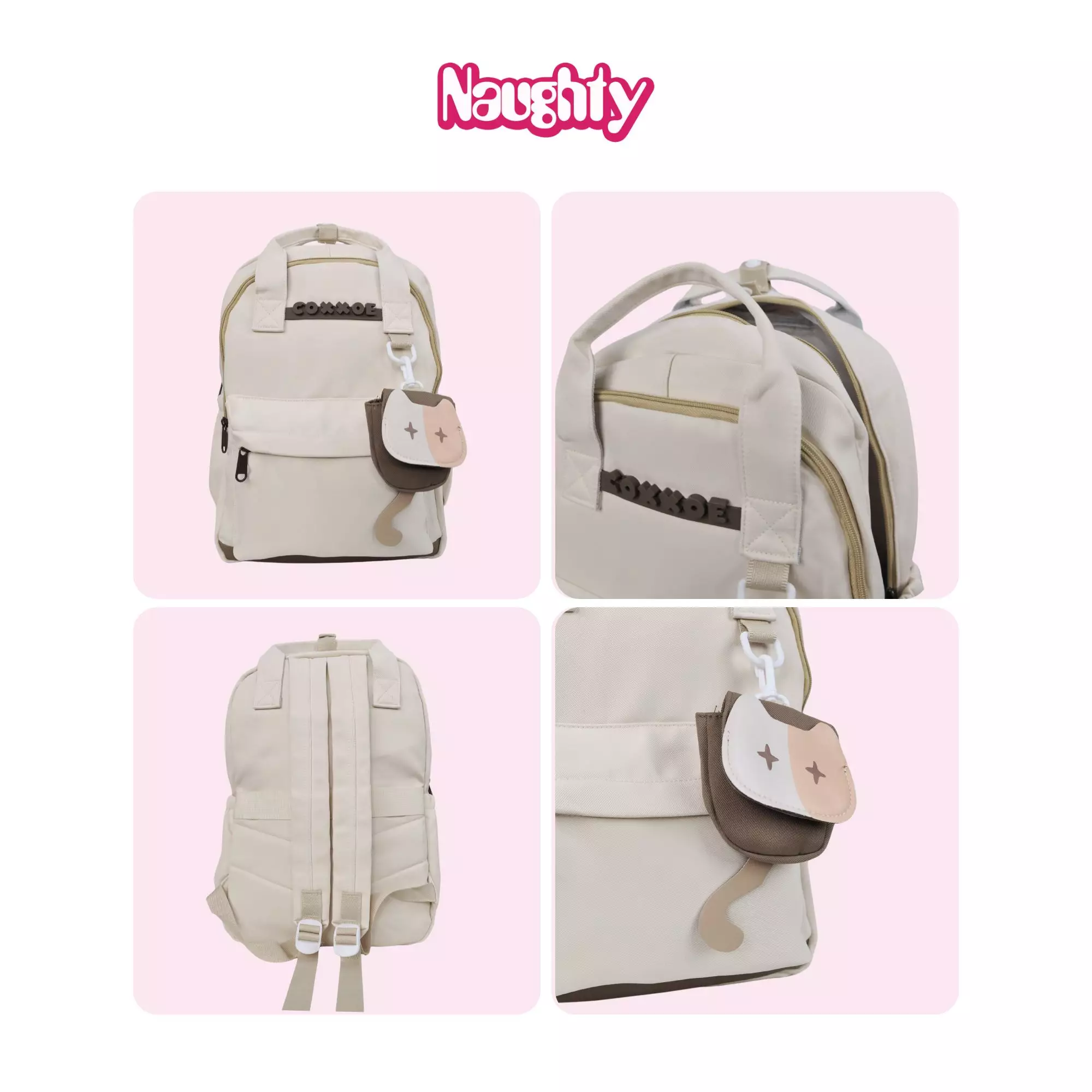 Tas Ransel Wanita Sekolah Backpack Mevia G640 2507012 Naughty Accessories