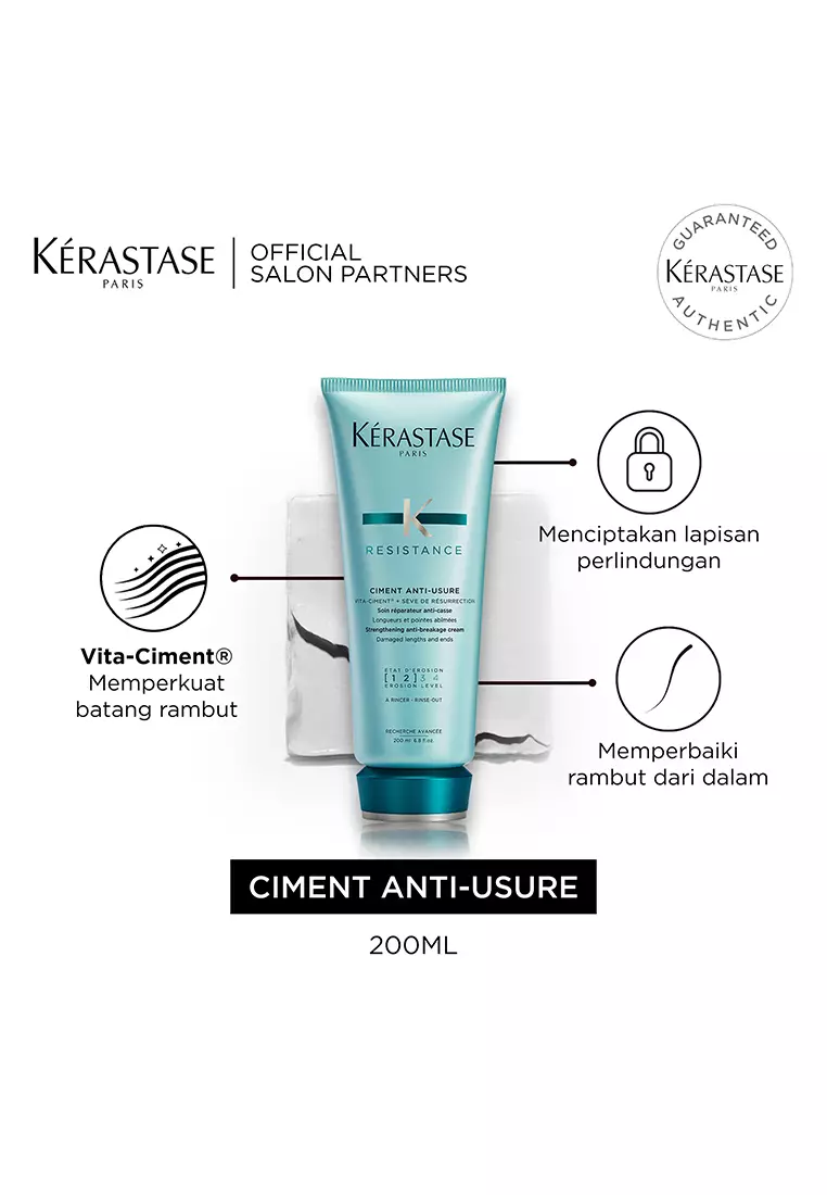 Kerastase Ciment Anti-Usure 200ml Kondisioner Rambut Rapuh