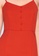 ZALORA BASICS orange Button Detail Mini Dress 00AE4AA27F270FGS_3
