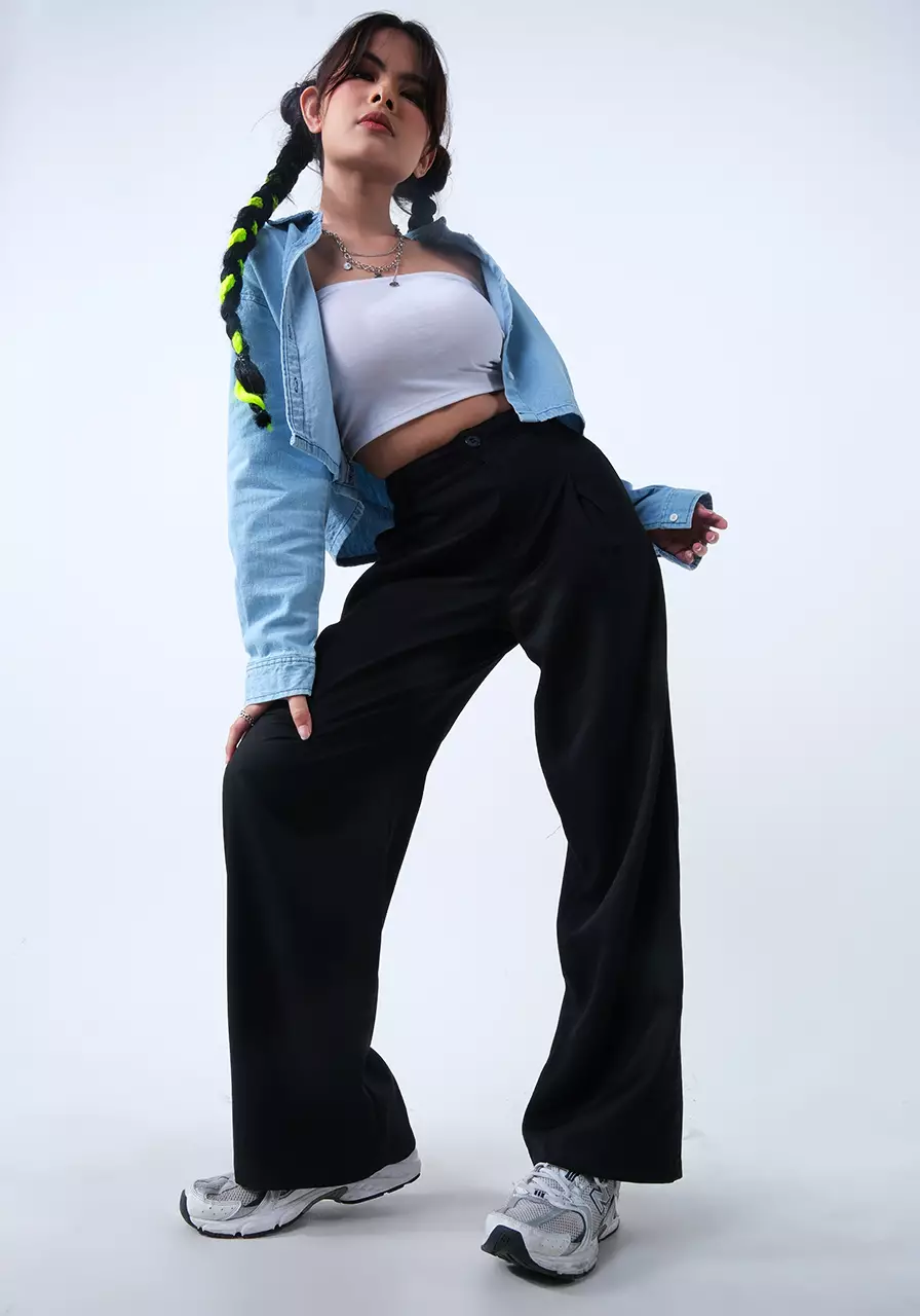 Celana Loose Wanita Oddessa Black