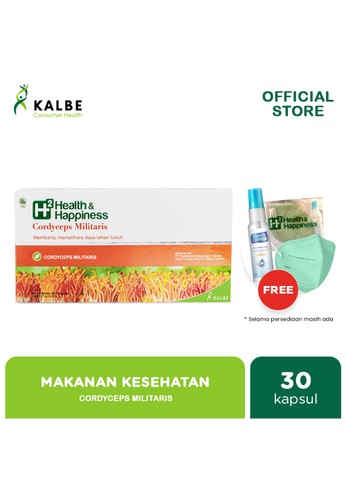 Jual H2 Health Happiness H2 Cordyceps Militaris 30 Kapsul Original Zalora Indonesia