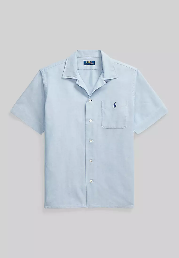 Classic Fit Oxford Camp Shirt
