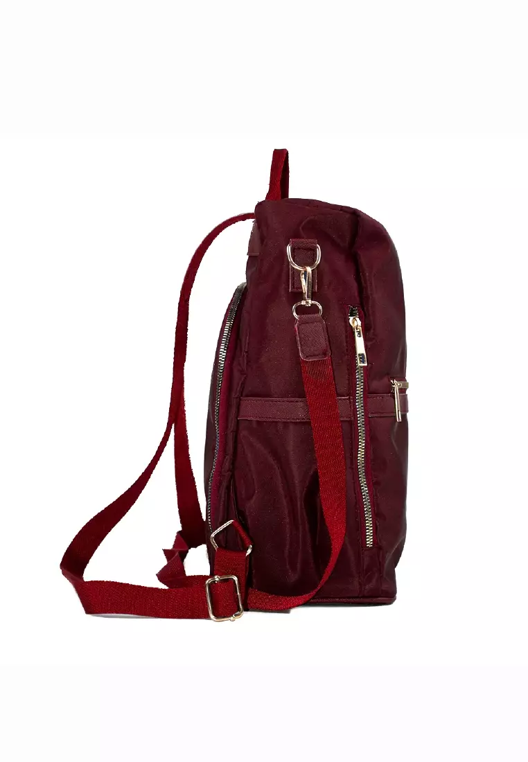 MAYONETTE Poppy Backpack - Tas Fashion Wanita - Women's Backpack - Maroon