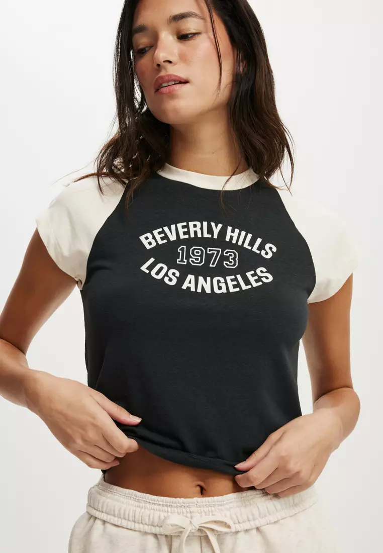 Retro Raglan Graphic Tee