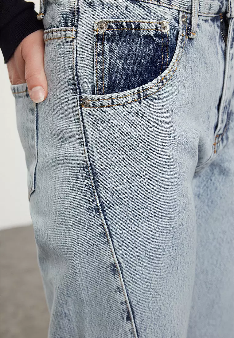 High Waist Baggy Jeans