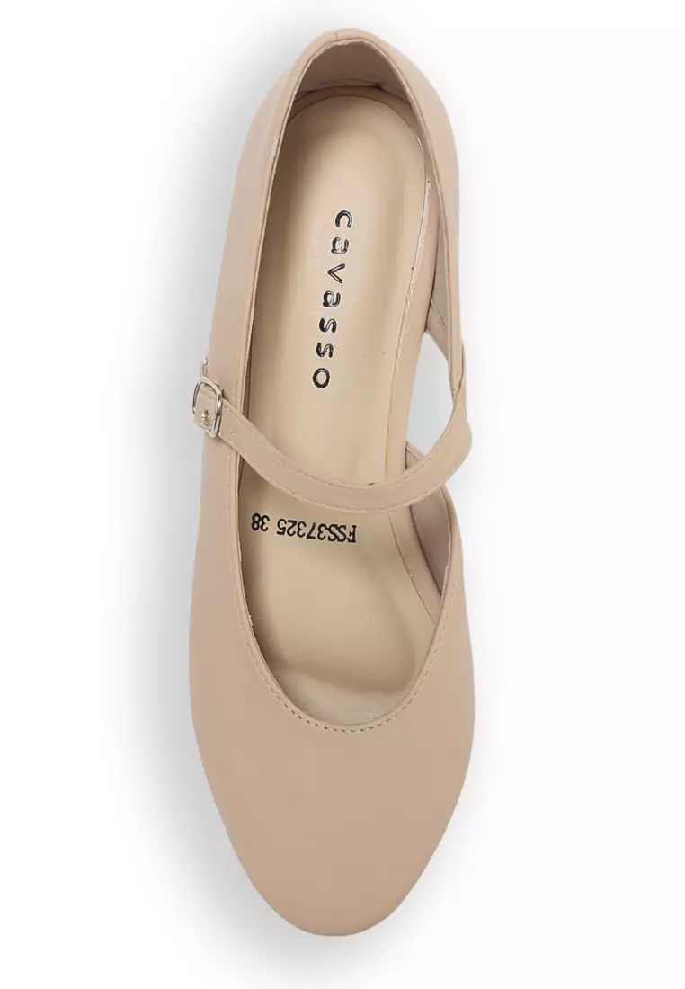 Jennie Flats Shoes Peach