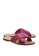 Anacapri 粉紅色 Cross Flat Sandals 70D92SH8BF713FGS_2