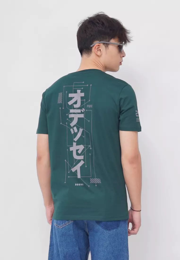Ryusei Kaos Pria Odyssey Green