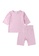 RAISING LITTLE pink Zana Outfit Set - Pink 79DF6KAF980C60GS_1