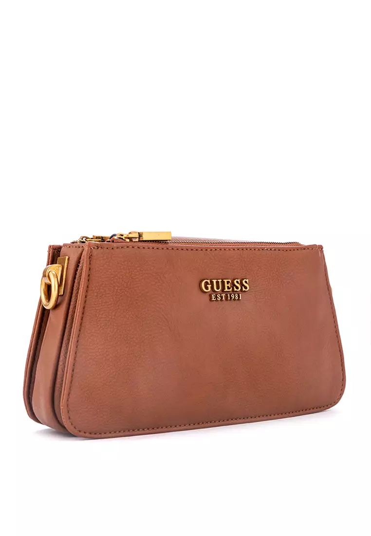 Buy Guess ARJA DOUBLE ZIP CROSSBODY 2023 Online | ZALORA Philippines