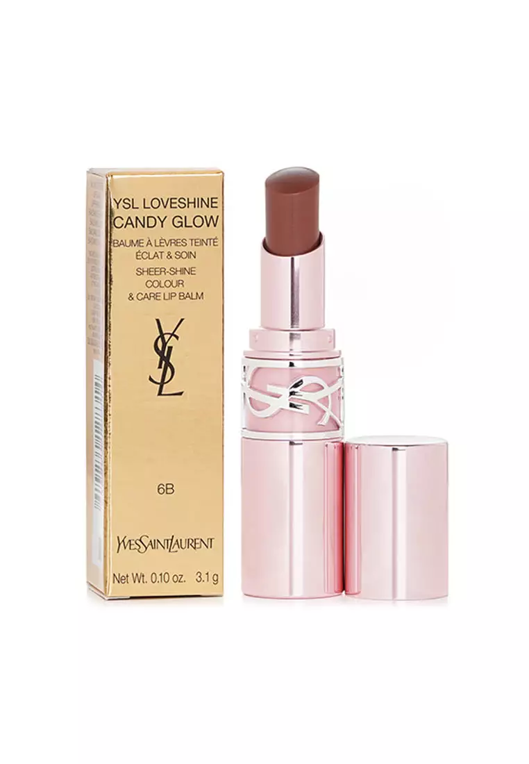 YVES SAINT LAURENT - YSL LoveShine Candy Glow Lip Balm - # 6B Brown Nude 3.1g/0.1oz