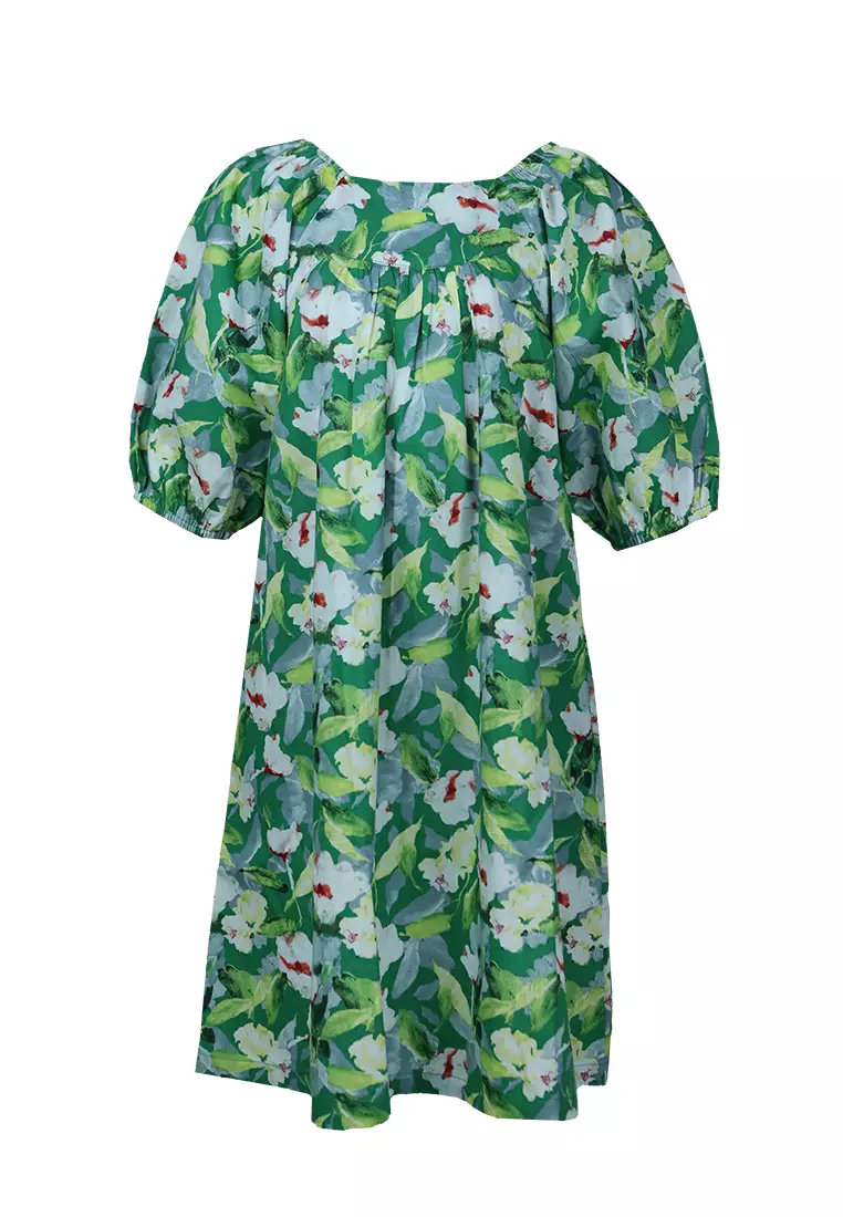 Pito Dito Girl Gibraltar Dress Anak Multiclor Motif Bunga