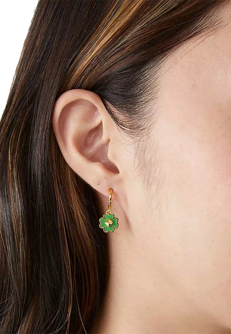 Kate spade sale emerald stud earrings