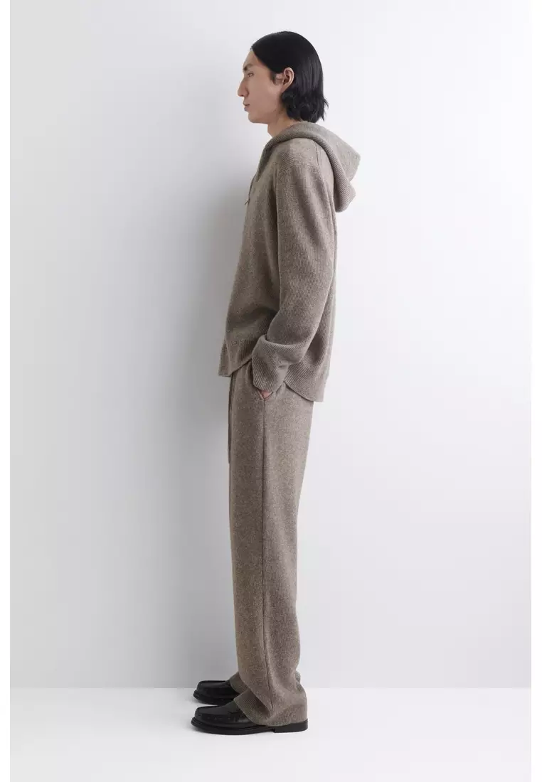 KNITTED MERINO-YAK RELAXED-FIT JOGGERS