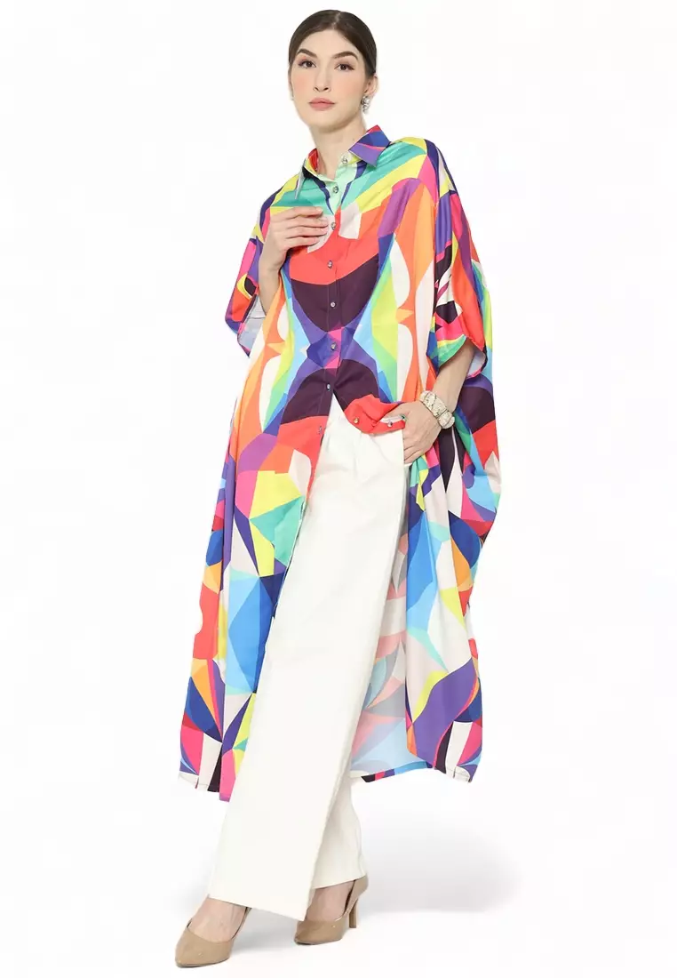 Kanzi Collared Kaftan