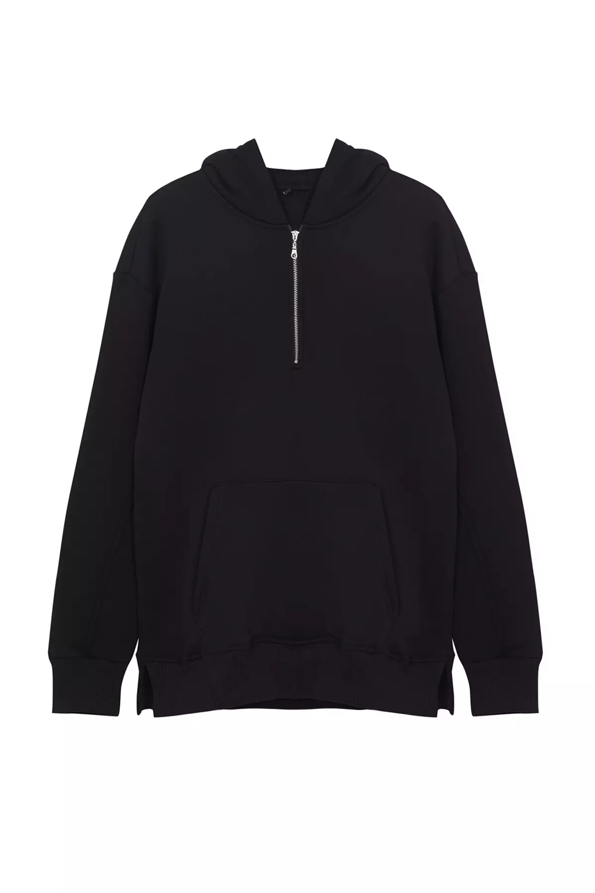★OY★S.L HALF ZIPPER HOODIE-BLACK★正規品/韓国直送料込/人気 OY (오와이) Ι OPENYARD