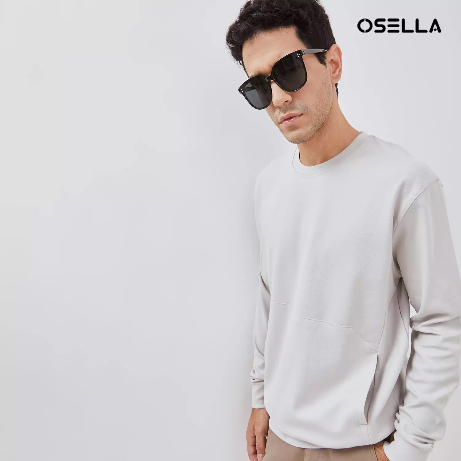 [NEW] Osella Jeon Sweatshirt 201140054 | Sweater Lengan Panjang Pria