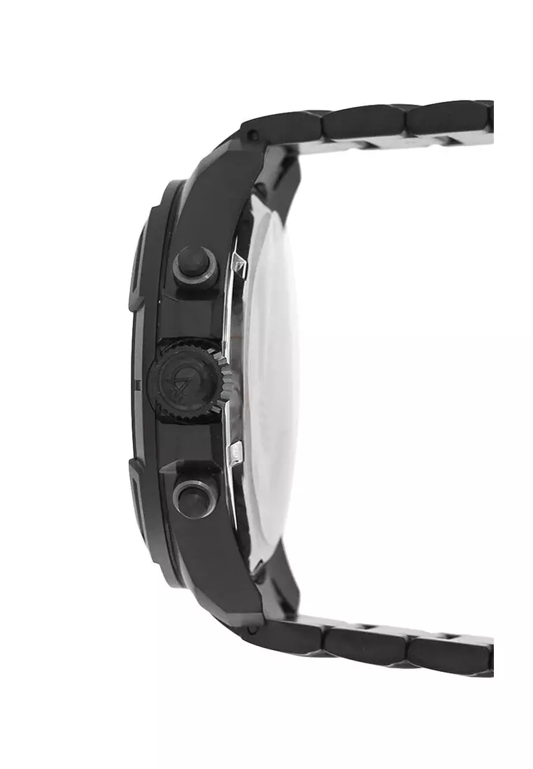 Alexandre Christie Jam Tangan Pria - Black - Stainless Steel - 6621 MCBIPBA