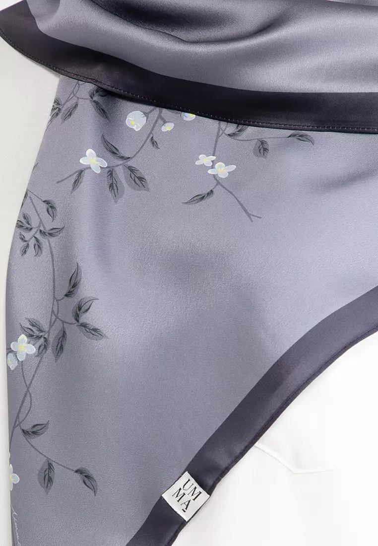 Victorian Printed Square in Earl Grey