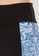 Clovia black Clovia Snug Fit High-Rise Active Capri in Black with Marble Print Panels 5842CAA9130188GS_6