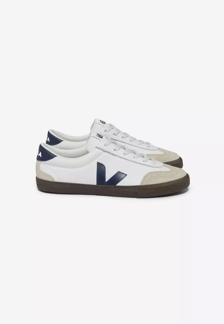 Discount on Veja  shoes - SKU: Volley Leather White Nautico Bark Sneakers