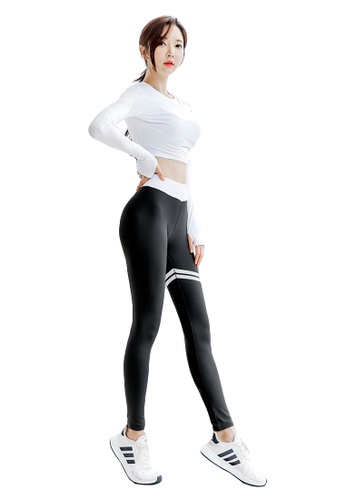 YG Fitness multi (3PCS) Sports Fitness Yoga Set (Sports Bra+Pants+Long T) 3EA70US4694018GS_1