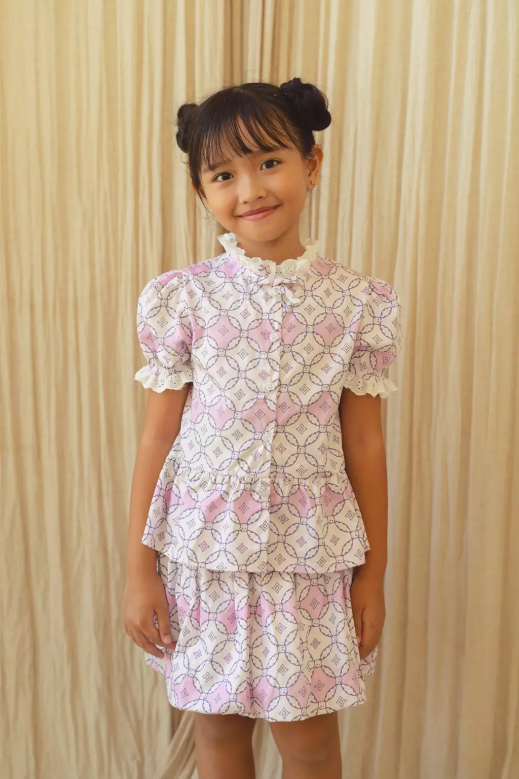 BOHOPANNA - ARUM BATIK TOP - ATASAN BATIK ANAK - BLOUSE BATIK ANAK - AGNI