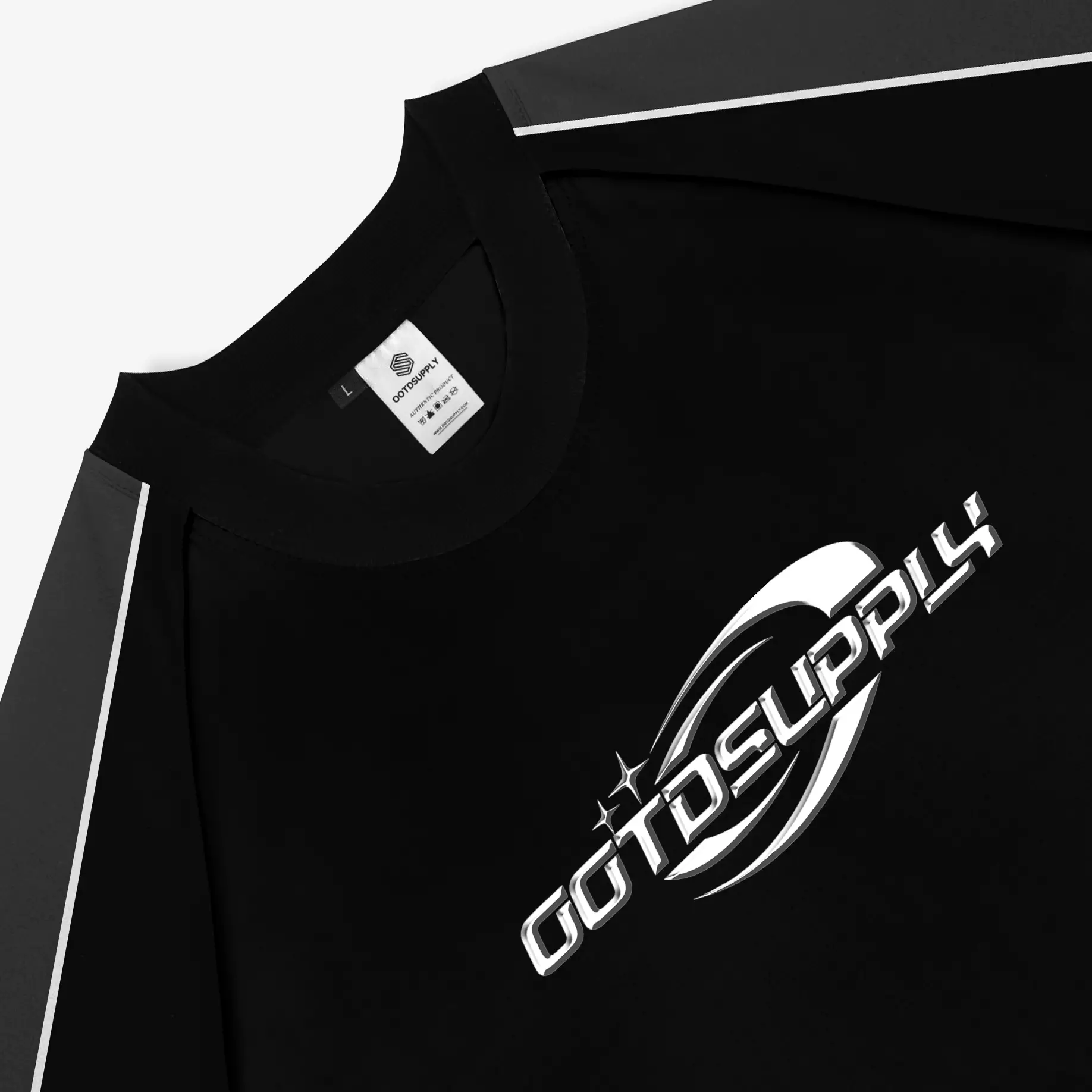 OOTDSUPPLY Croptee Fit V.4 Brilliance List  l Tshirt Crop l Kaos Croptee | CSFV4001