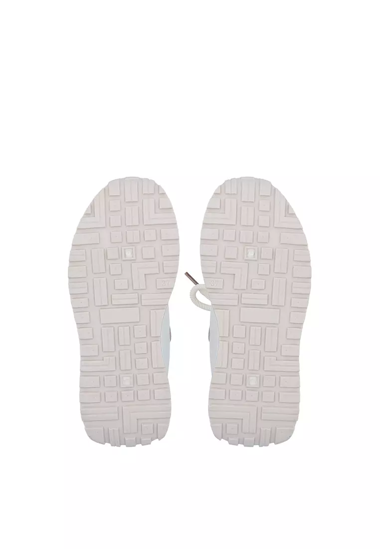 Medium Beige  Elena Academia Platform Sneakers